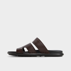 Aldo | Windham Dark Brown Men's Sandals & Slides - Slide sandal