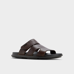 Aldo | Windham Dark Brown Men's Sandals & Slides - Slide sandal