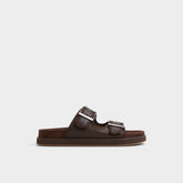 Aldo | Sunnyside Dark Brown Men's Slides - Slide sandal