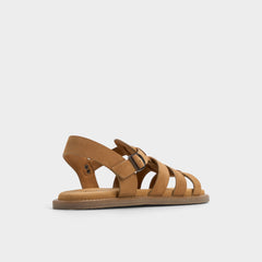 Aldo | Warley Camel Men's Sandals & Slides - Strappy flat sandal