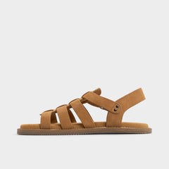 Aldo | Warley Camel Men's Sandals & Slides - Strappy flat sandal