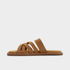 Aldo | Haniff Camel Men's Sandals & Slides - Strappy flat sandal