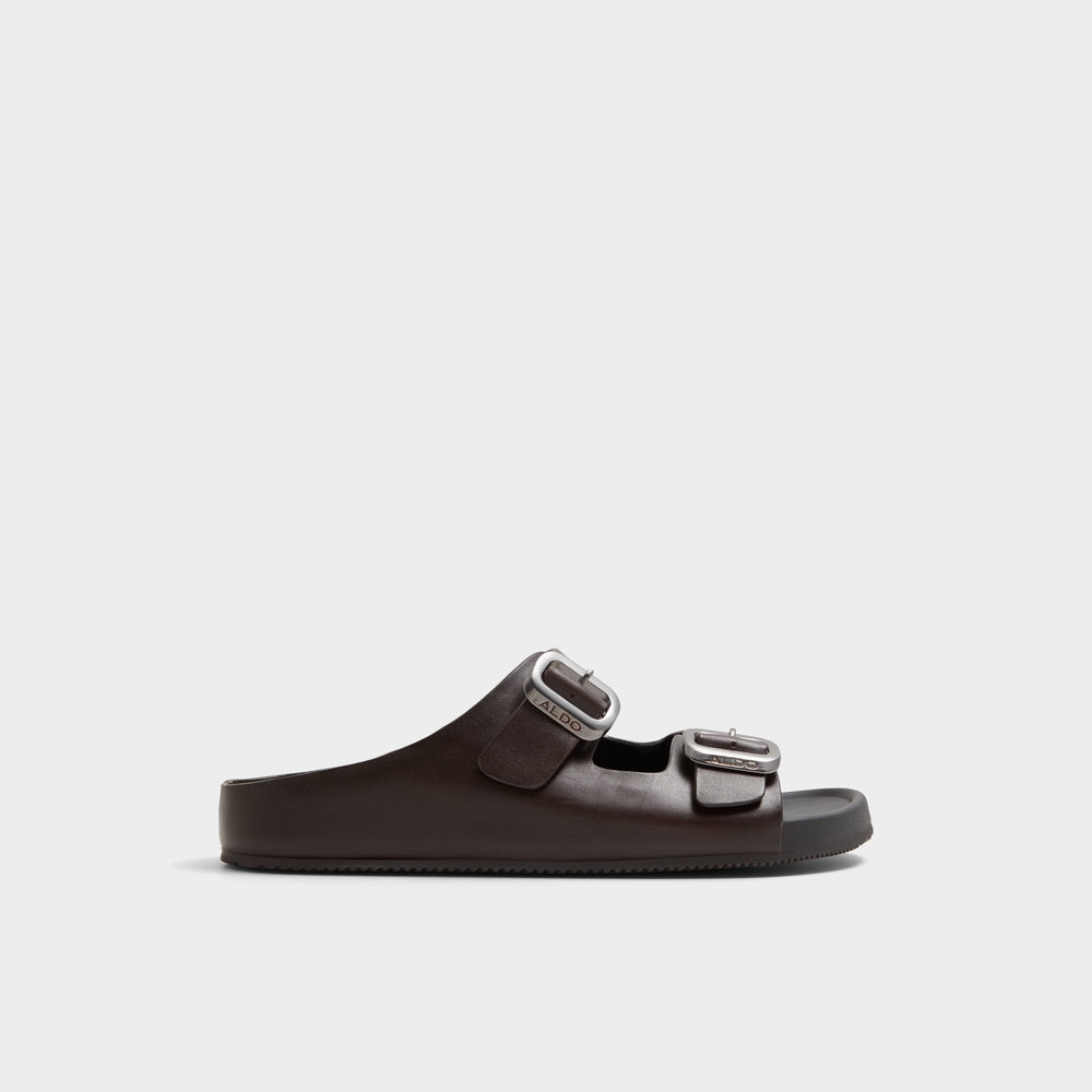 Aldo | Kennebunk Dark Brown Men's Slides - Slide sandal