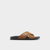 Aldo | Delmar Open Brown Men's Slides - Slide sandal