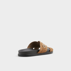 Aldo | Delmar Open Brown Men's Slides - Slide sandal