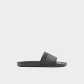 Aldo | Dinmore Black Synthetic Rubber Men's Slides - Slide sandal