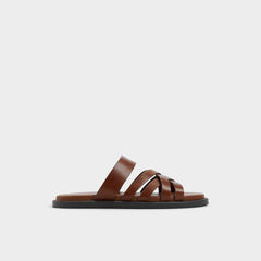 Aldo | Haniff Cognac Men's Sandals & Slides - Strappy flat sandal