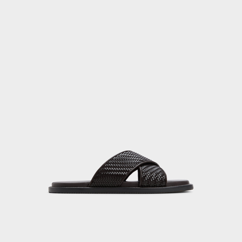 Aldo | Tarik Dark Brown Men's Sandals & Slides - Slide sandal