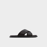 Aldo | Tarik Dark Brown Men's Sandals & Slides - Slide sandal