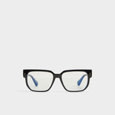 Aldo | Nightfall Black Men's Rectangle - Non-prescription reading glasses