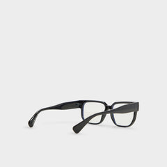 Aldo | Nightfall Black Men's Rectangle - Non-prescription reading glasses