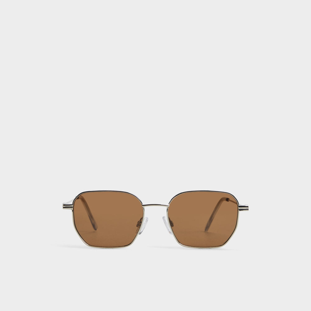 Aldo | Flyynn in Silver - Rectangle sunglasses