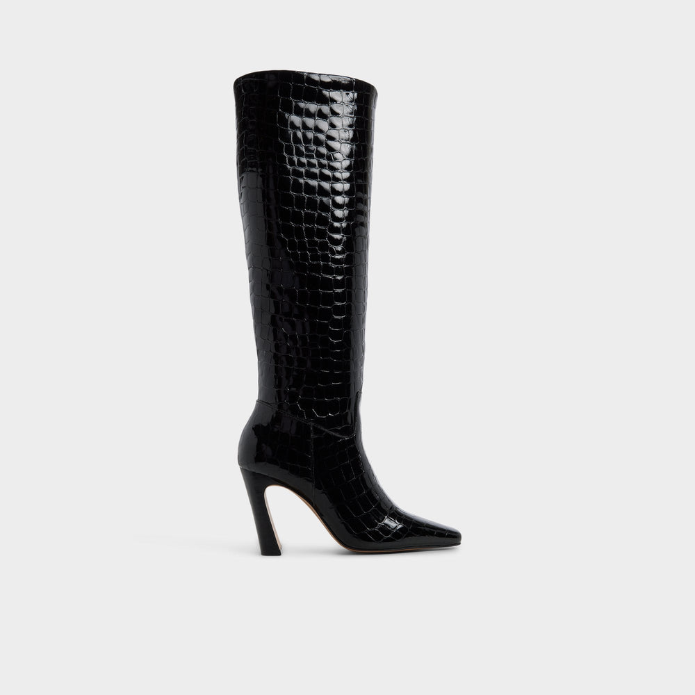 Aldo | Vivienna in Black - Knee-high boot, Block heel