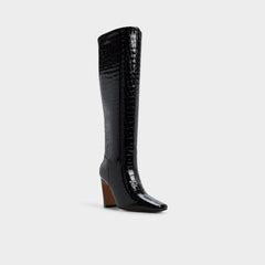 Aldo | Vivienna in Black - Knee-high boot, Block heel