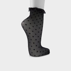 Aldo | Polkafrill in Black White - Socks
