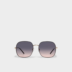 Aldo | Elbamadar Black/Gold Multi Women's Square - Square sunglasses