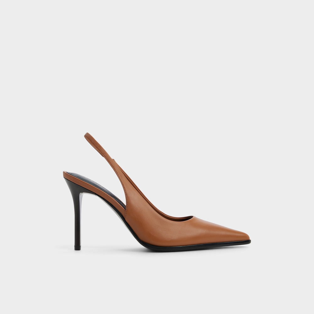 Aldo | Re in Samantha Light Brown - Sling back high heel, Stiletto heel