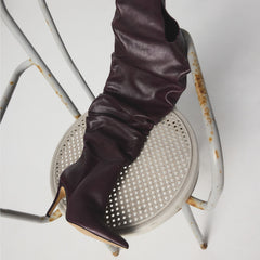 Aldo | Holiis in Bordo - Knee-high boot, Stiletto heel