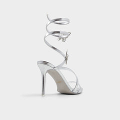 Aldo | Ocia in Silver - Stiletto strappy sandal