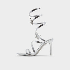 Aldo | Ocia in Silver - Stiletto strappy sandal