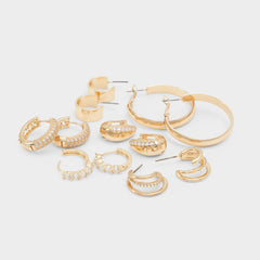Aldo | Talalagyn Gold/Clear Multi Women's Earrings - Hoop earrings
