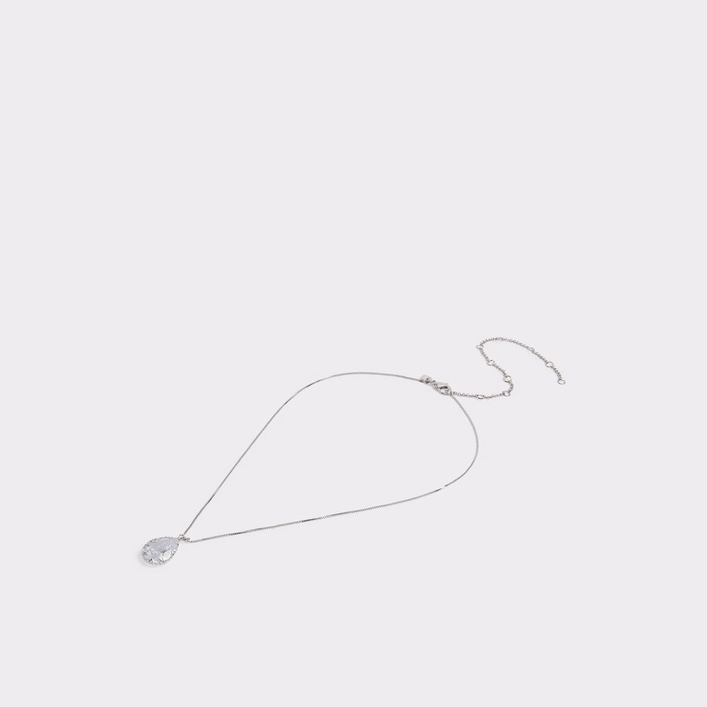 Aldo | Beauceron Silver/Clear Multi Women's Necklaces - Teardrop necklace
