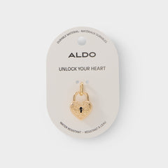 Aldo | Heartlock in Gold - Jewelry charm