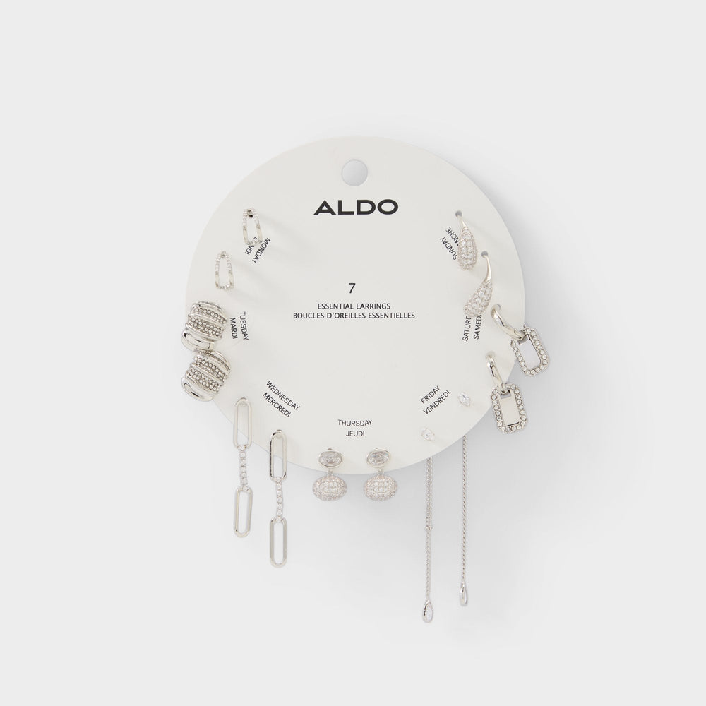 Aldo | Partyessentials in Silver Clear Multi - Earring set