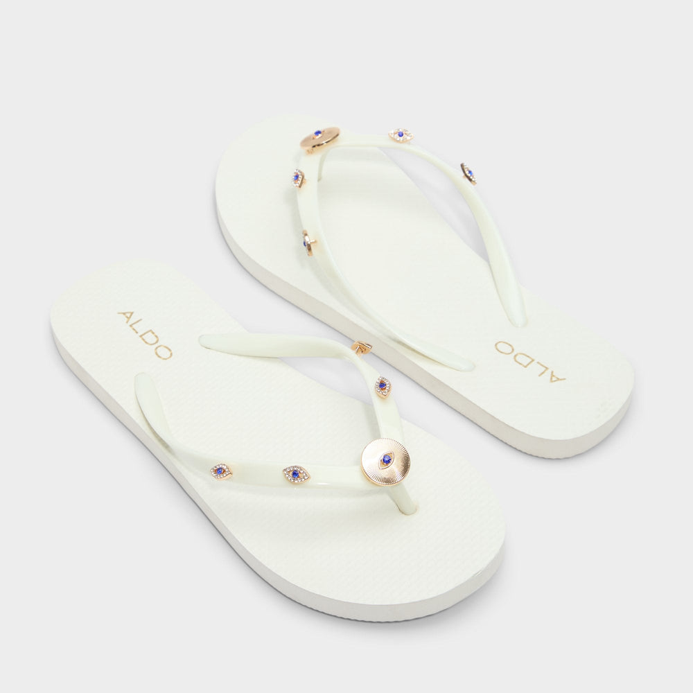 Aldo | Edajan Black/Gold Multi Women's Jelly Sandals & Flip Flops - Flip flop