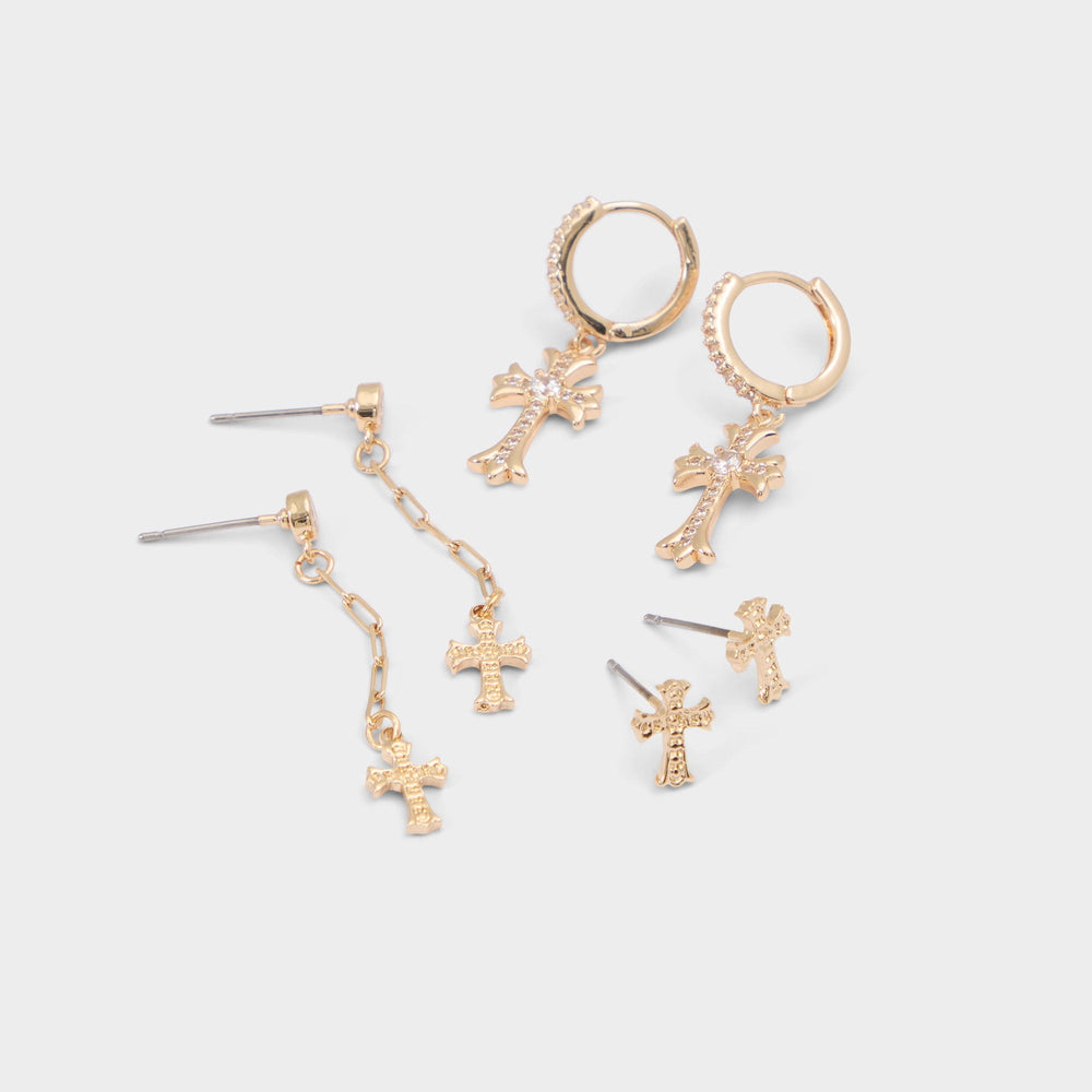 Aldo | Eclipsse in Gold Clear Multi - Earrings