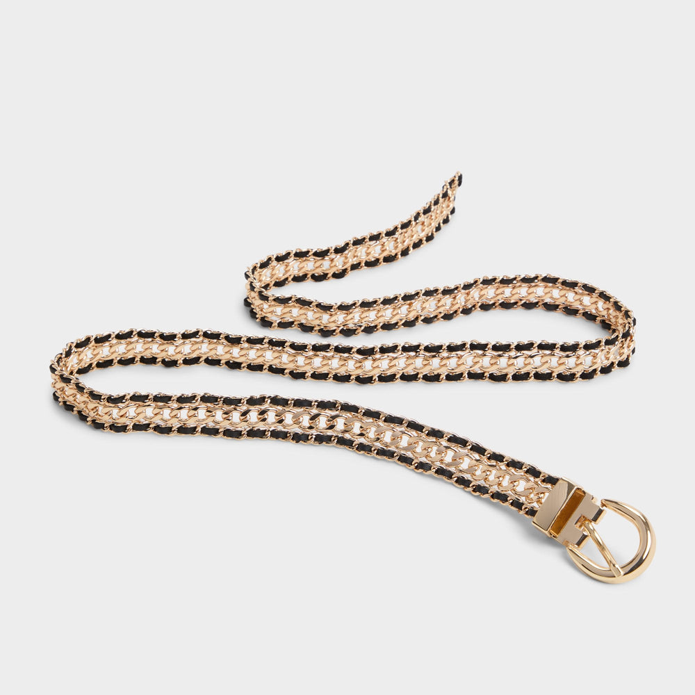 Aldo | Albemarle Black/Gold Multi Women's Belts - Belt