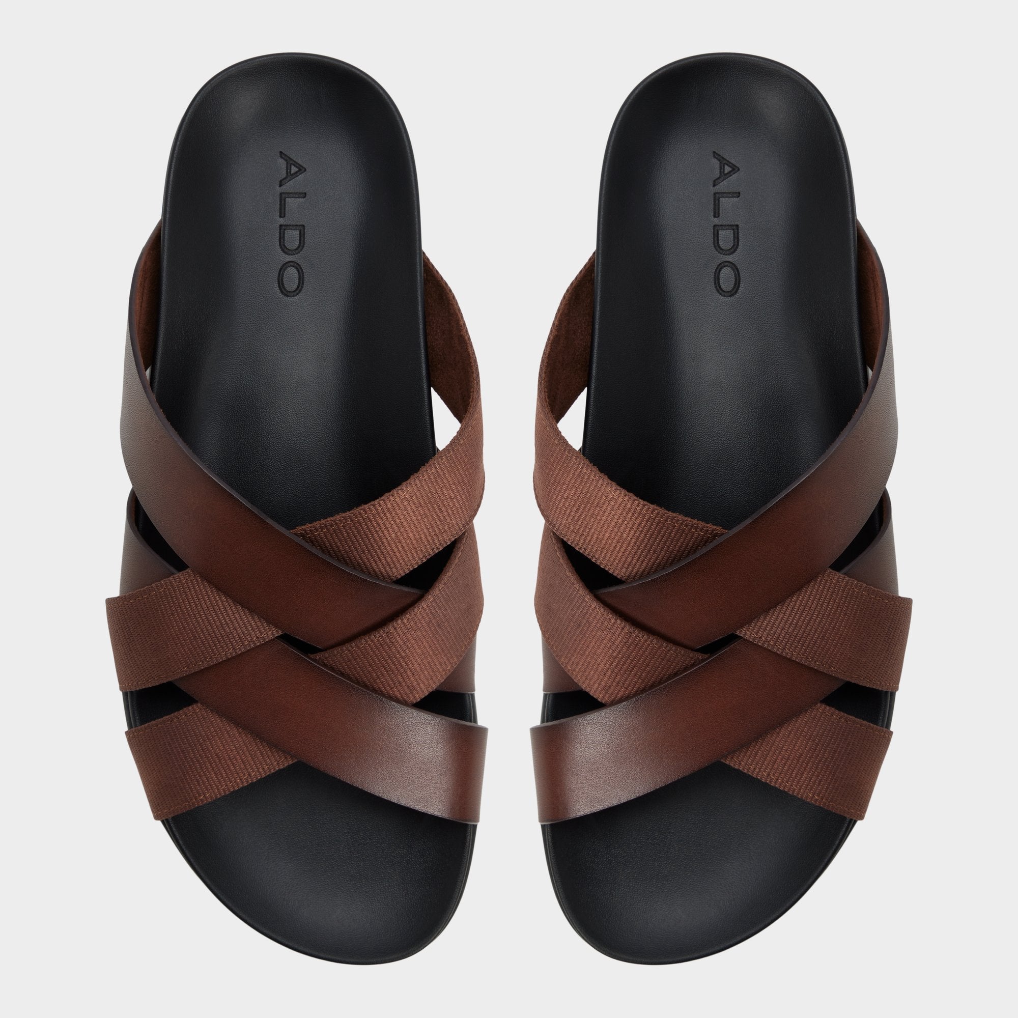Aldo | Florian in Dark Brown - Slide sandal