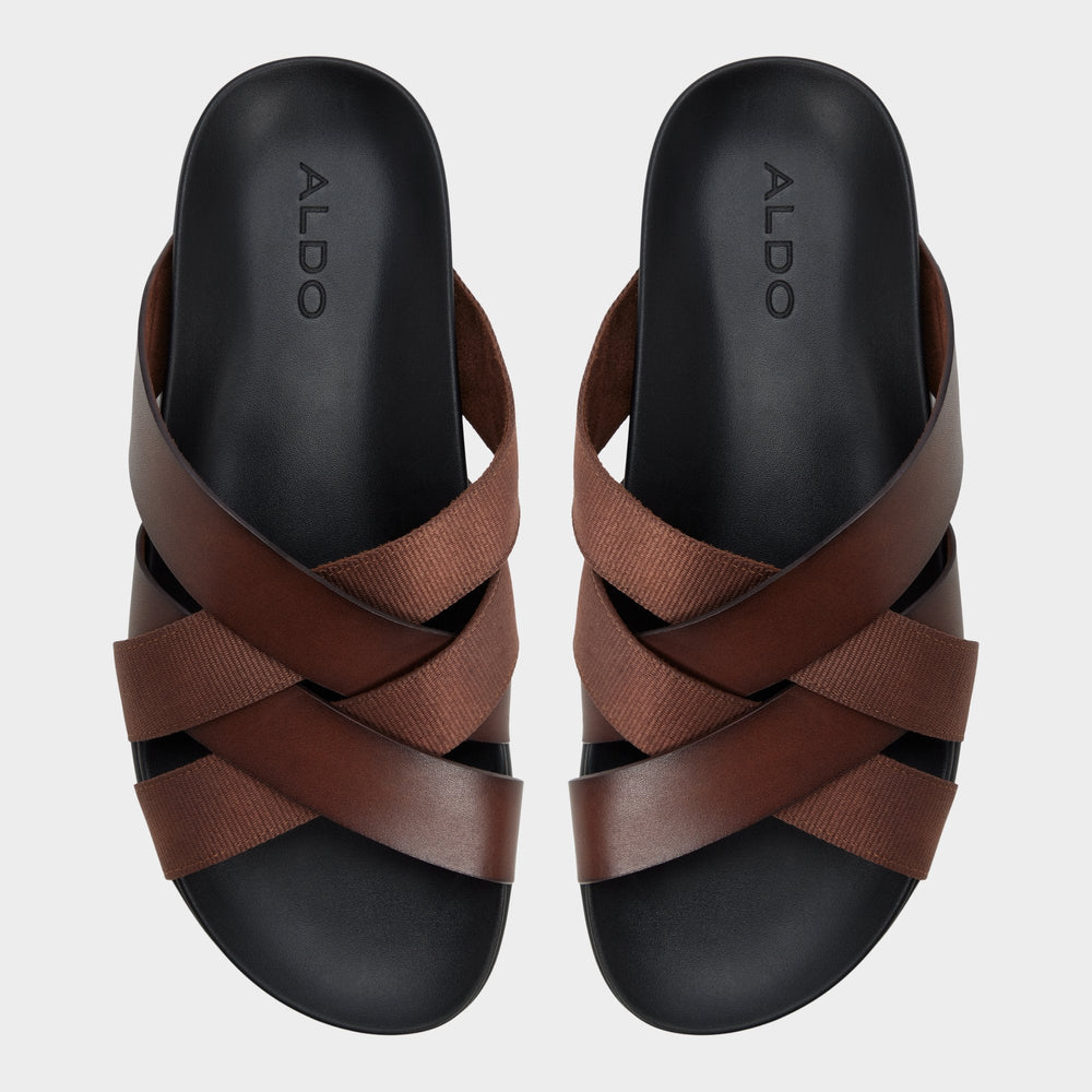 Aldo | Florian in Dark Brown - Slide sandal