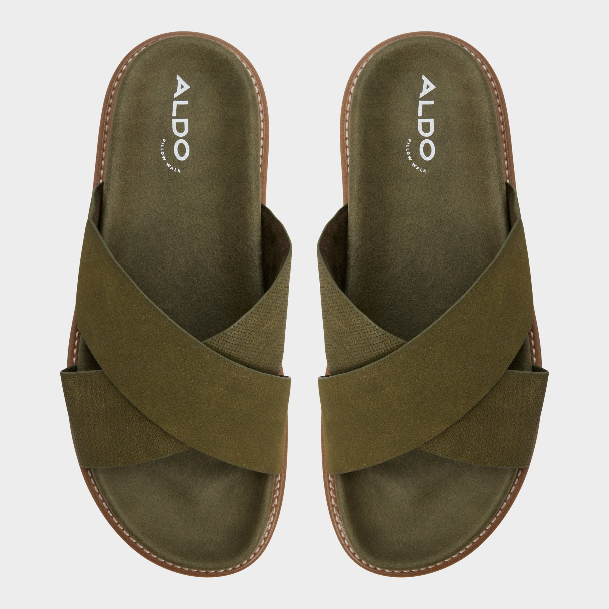 Aldo | Marrin in Olive - Slide sandal