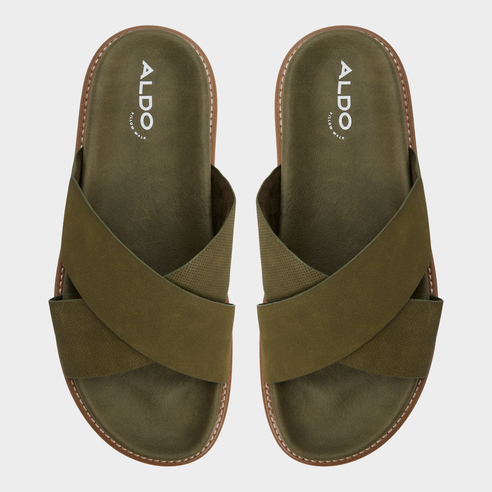 Aldo | Marrin in Olive - Slide sandal