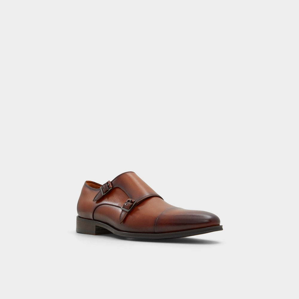 Aldo | Axwell Cognac Men's Dress Shoes - Monkstrap loafer