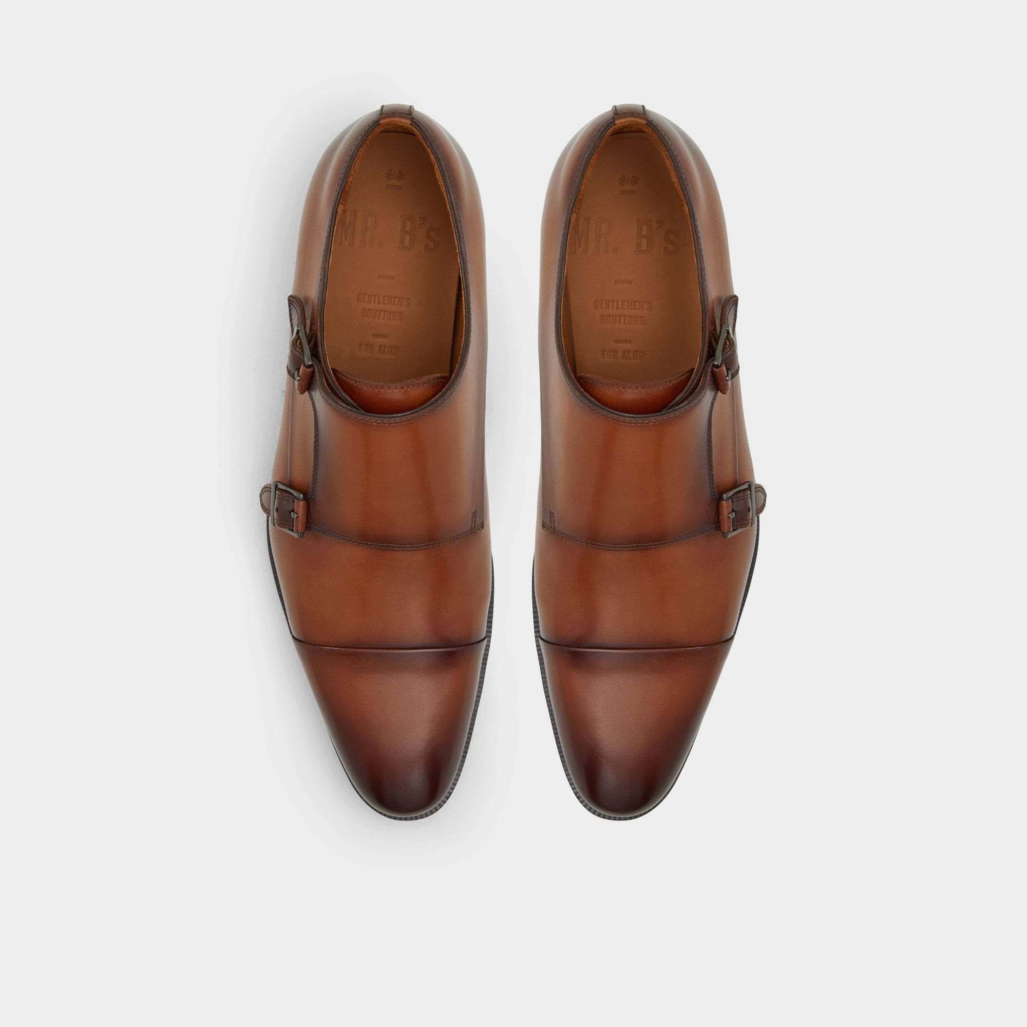 Aldo | Axwell Cognac Men's Dress Shoes - Monkstrap loafer