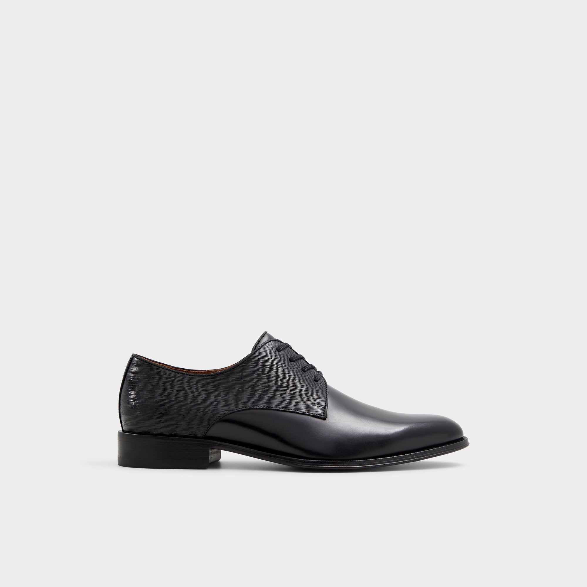 Aldo | Halbart Black Leather Embossed Men's Oxfords & Lace-ups - Oxford shoe