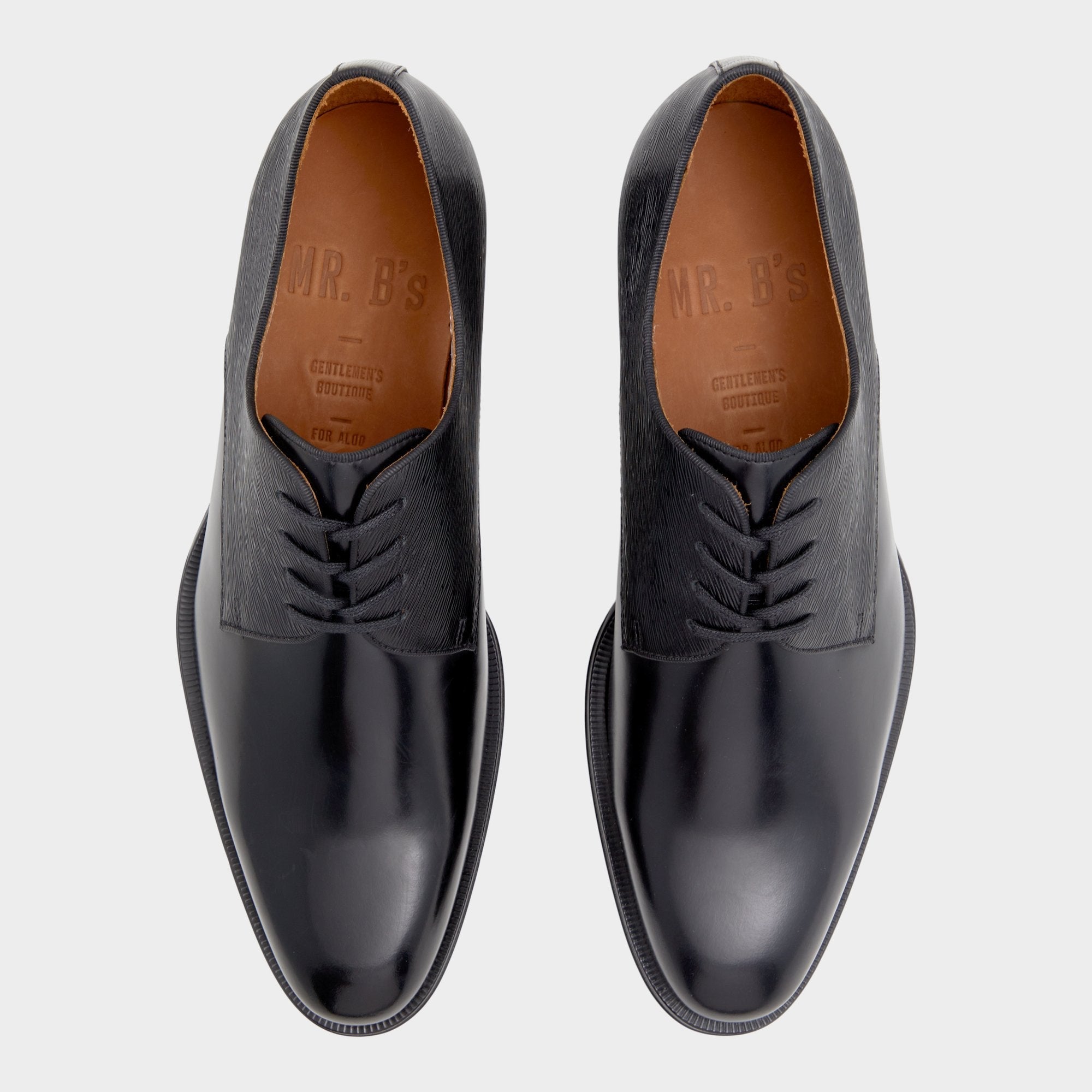 Aldo | Halbart Black Leather Embossed Men's Oxfords & Lace-ups - Oxford shoe