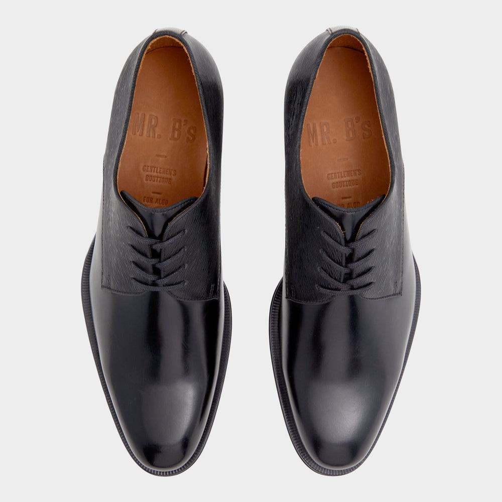 Aldo | Halbart Black Leather Embossed Men's Oxfords & Lace-ups - Oxford shoe