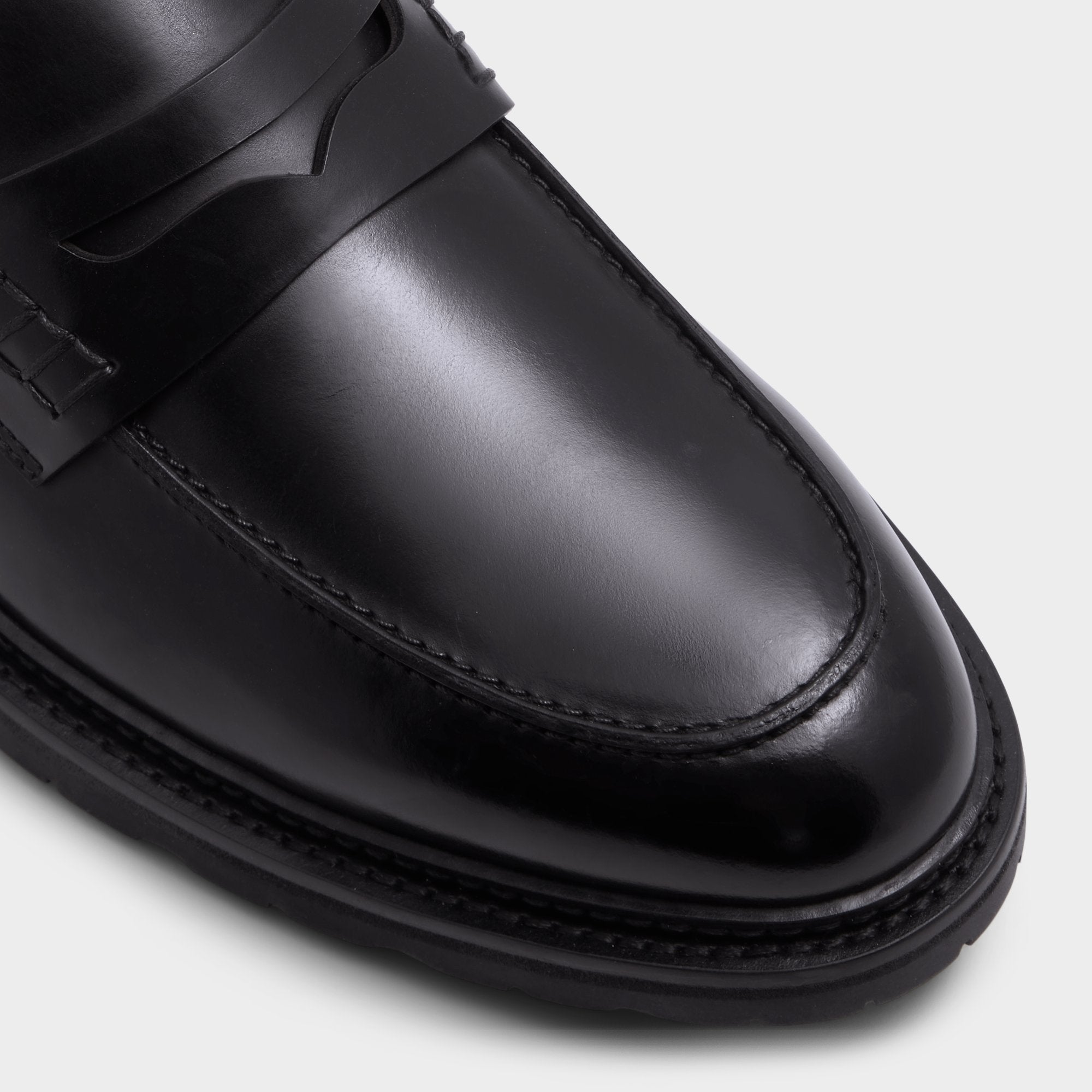 Aldo | Aleris Black Men's Dress Shoes - Loafer, Lug sole