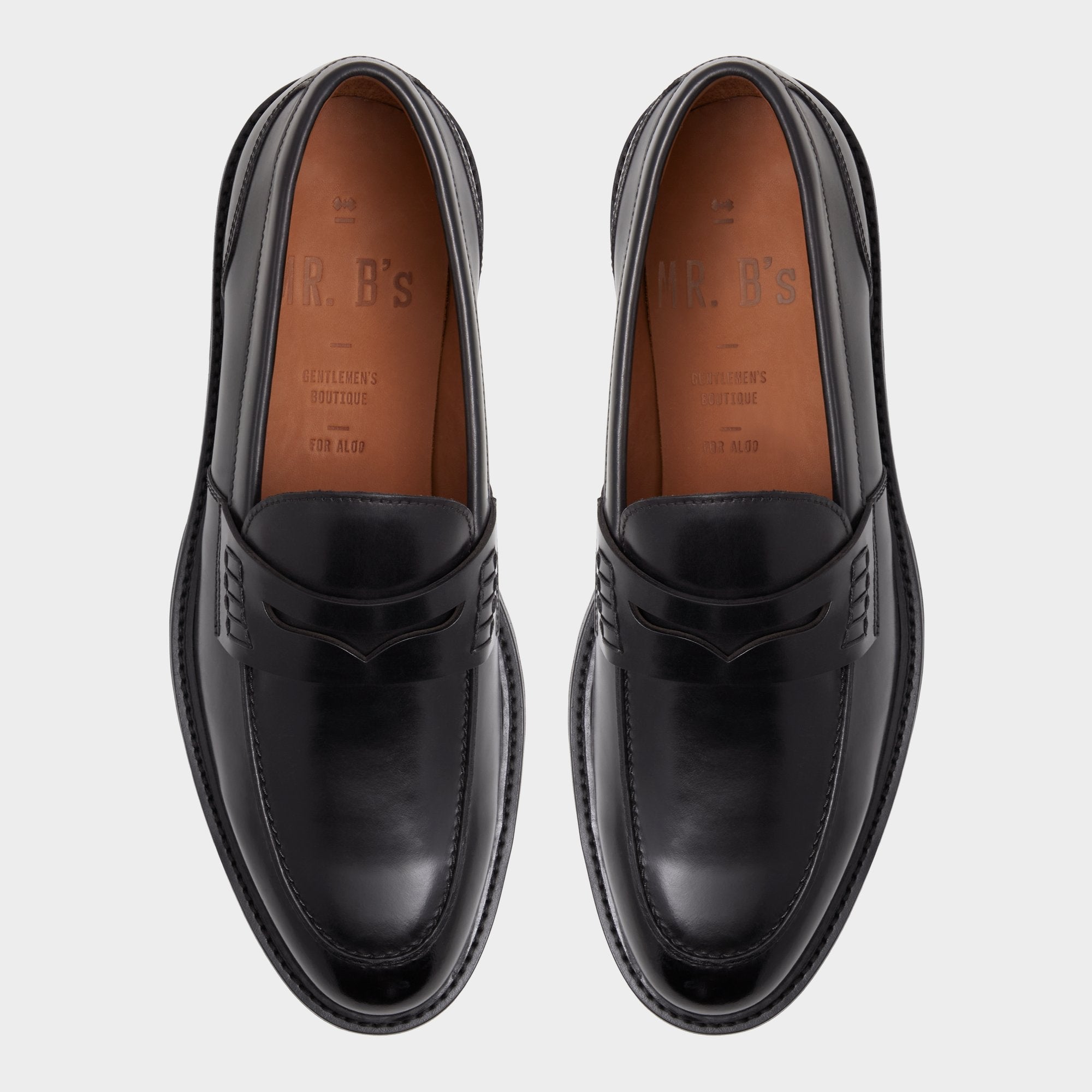 Aldo | Aleris Black Men's Dress Shoes - Loafer, Lug sole