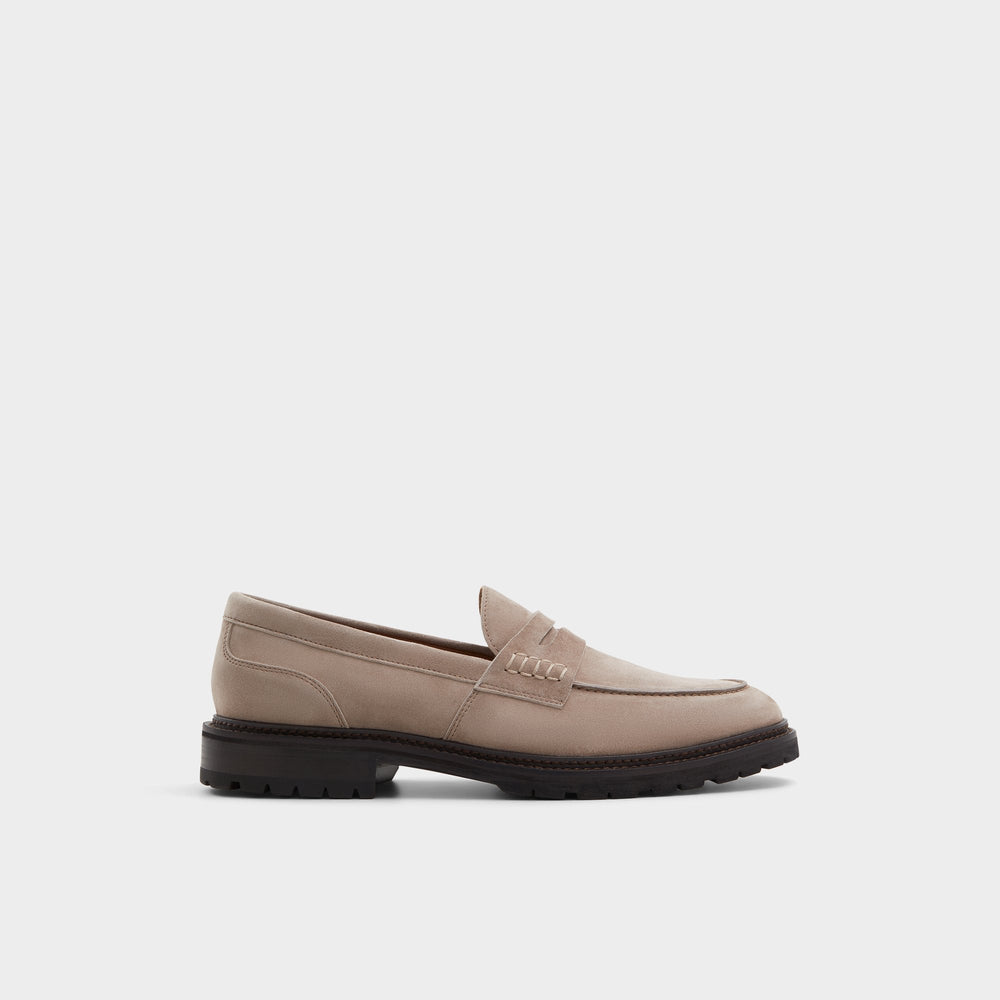 Aldo | Aleris Brown Men's Dress Shoes - Loafer, Lug sole