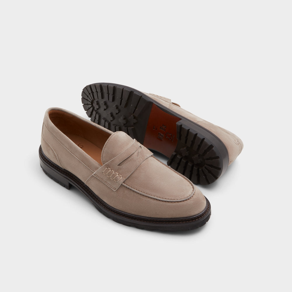 Aldo | Aleris Brown Men's Dress Shoes - Loafer, Lug sole