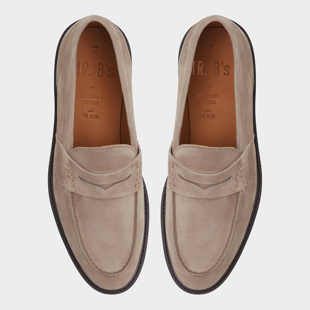 Aldo | Aleris Brown Men's Dress Shoes - Loafer, Lug sole