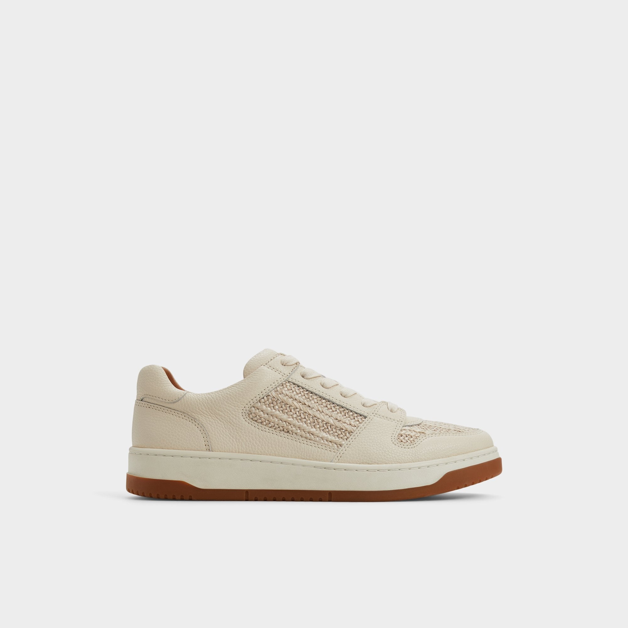 Aldo | Ludlow White Leather Mixed Material Men's Low top - Low top sneaker