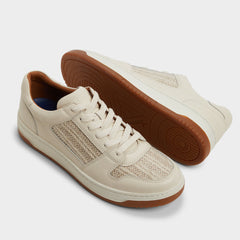 Aldo | Ludlow White Leather Mixed Material Men's Low top - Low top sneaker