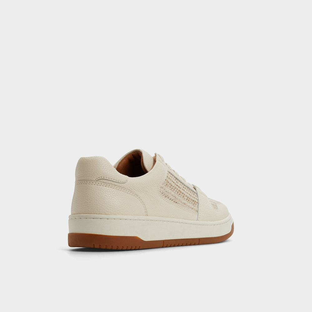 Aldo | Ludlow White Leather Mixed Material Men's Low top - Low top sneaker