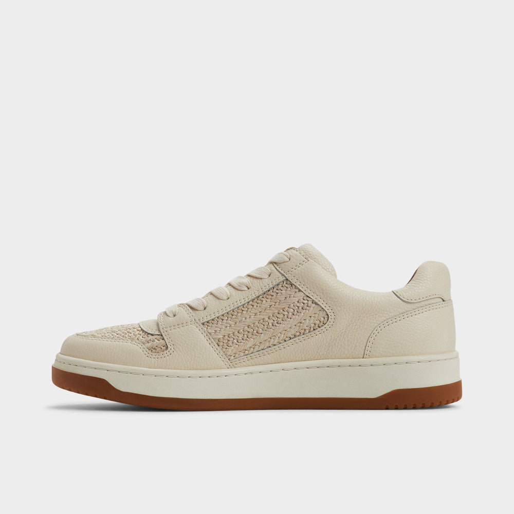 Aldo | Ludlow White Leather Mixed Material Men's Low top - Low top sneaker
