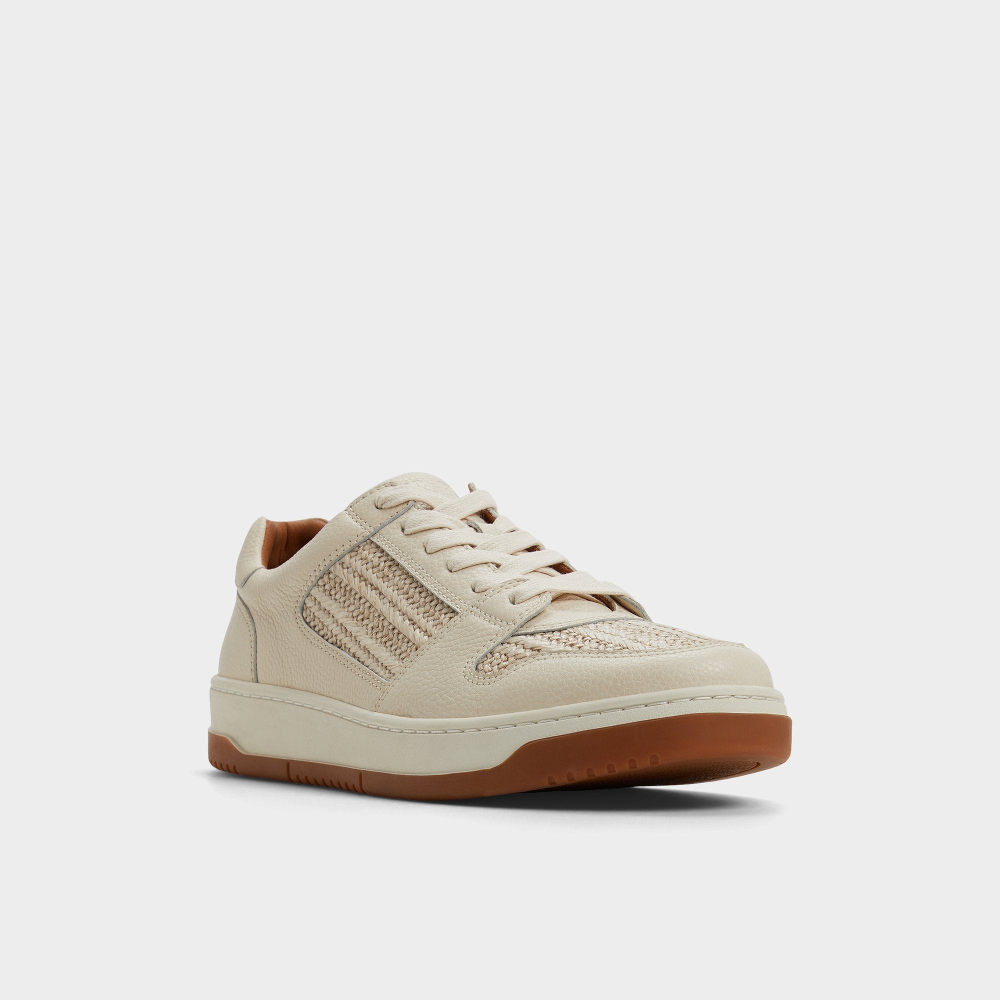Aldo | Ludlow White Leather Mixed Material Men's Low top - Low top sneaker